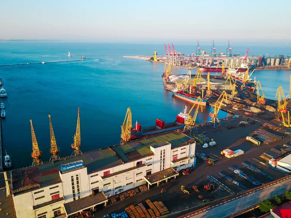 Одеський морський торговельний порт — стокове фото