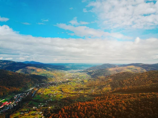 Small town in the countryside — Stock Photo, Image