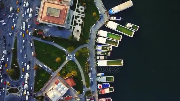 Istanbul aerial survey — Stock Video