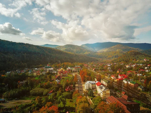 Small town in the countryside — Stock Photo, Image