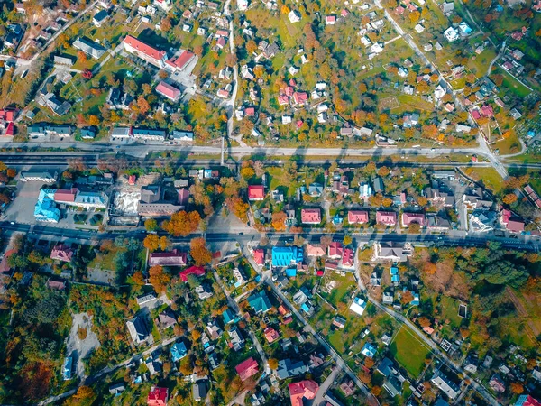 Small town in the countryside — Stock Photo, Image