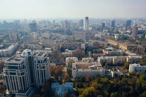 Kiev capital da Ucrânia. Vista aérea . — Fotografia de Stock