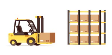 Depo lojistik forklift