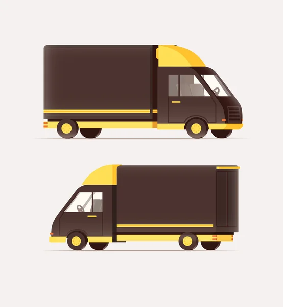 Iconos del camión de entrega — Archivo Imágenes Vectoriales