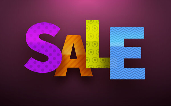 концепция баннера продажи
