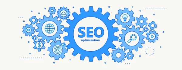 SEO Optimizasyon simgesi — Stok Vektör