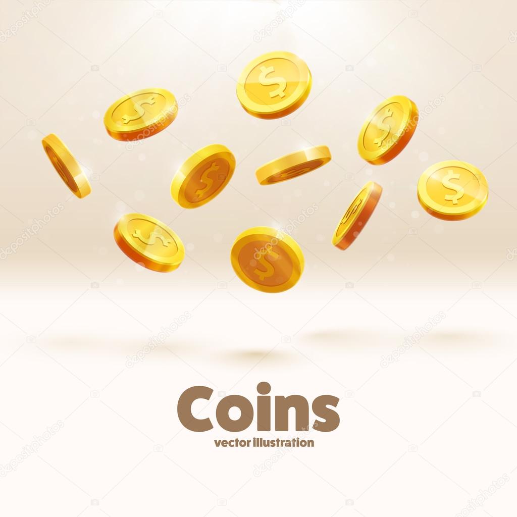 gold coins template