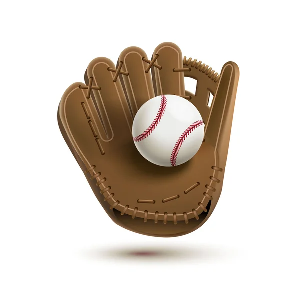 Baseballhandschuh-Symbol — Stockvektor