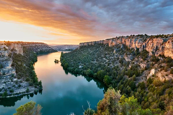 Duraton Canyon em Segovia, Espanha — Fotografia de Stock