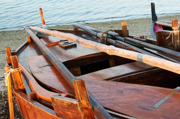 Traditional Galician fishing boats — Stock Photo, Image