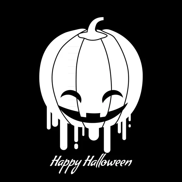 Šťastný Halloween vektorové logo ikony designu — Stockový vektor