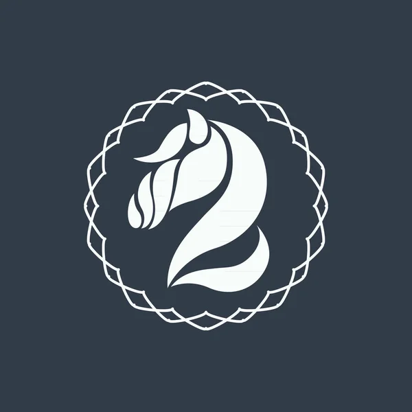 Paard logo vector pictogram ontwerp — Stockvector