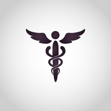 Tıp sembolü logo vektör simgesi tasarım