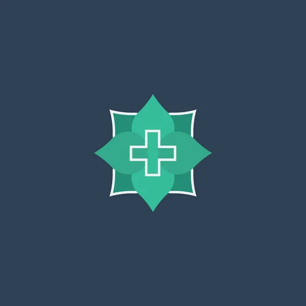 Medyczne logo wektor ikona designu — Wektor stockowy