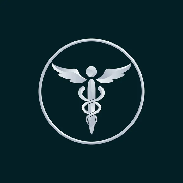 Medizin Symbol Logo Vektor Symbol Design — Stockvektor