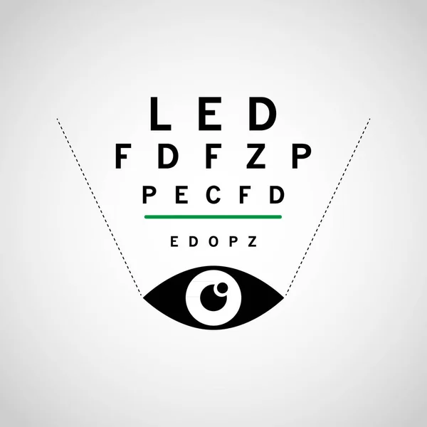 Optometriai logo vektoros ikon tervezés — Stock Vector