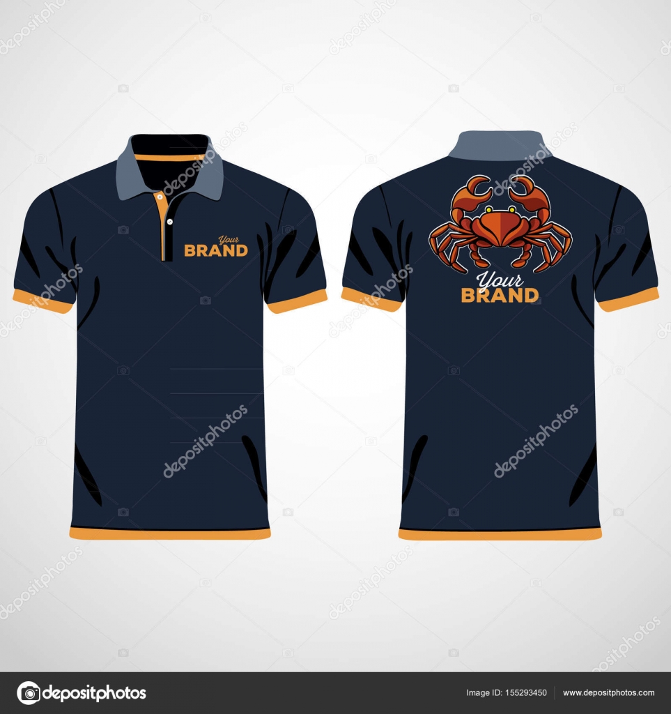 Hombres de color polo camisas. Plantilla de diseno Ilustracion vectorial Vector de stock 155293450 de ilovecoffeedesign