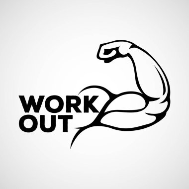spor salonunda egzersiz vektör çizim, Fitness arka plan.