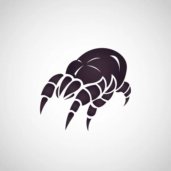 Dust mites logo vector illustration — Stock Vector