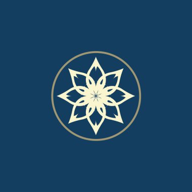 lüks logosu, Lotus logo vektör çizim