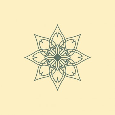 lüks logosu, Lotus logo vektör çizim