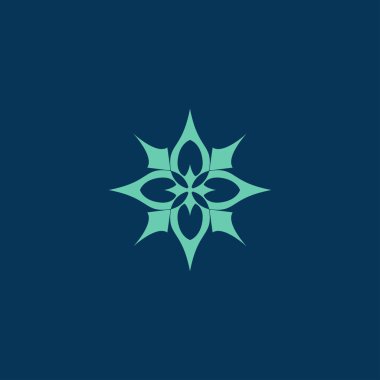 Lotus Spa logosu, lotus logosu, spa logo vektör logo şablonu