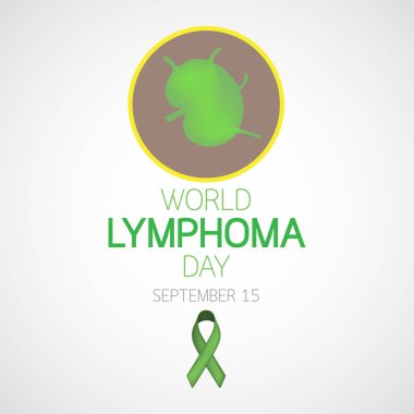 Dünya Lenfoma gün vektör simge tasarlamak