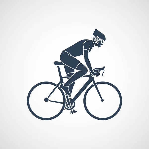 Ciclismo carrera vector icono ilustración — Vector de stock