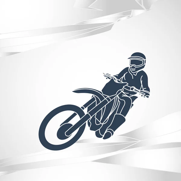 Motor deporte vector logo icono ilustración — Vector de stock
