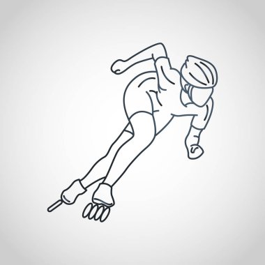 Silindir spor logo simge tasarlamak vektör