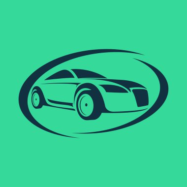 Logo Oto yıkama vektör çizim