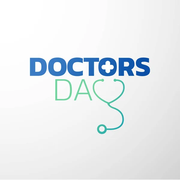 Gün simgesi tasarım, tıbbi logo doktorlar. Vektör çizim