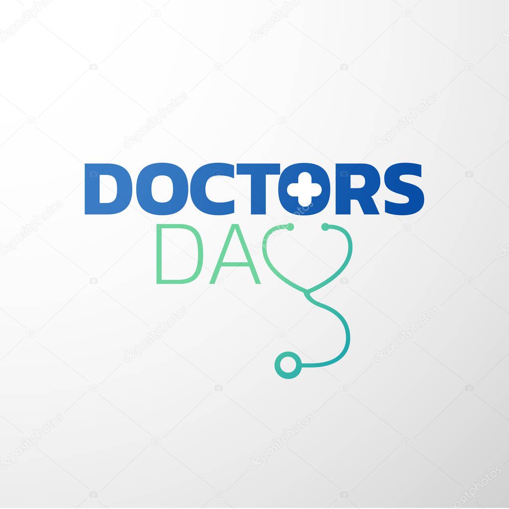 Doctors Day icon design, medical logo. Vector illustration