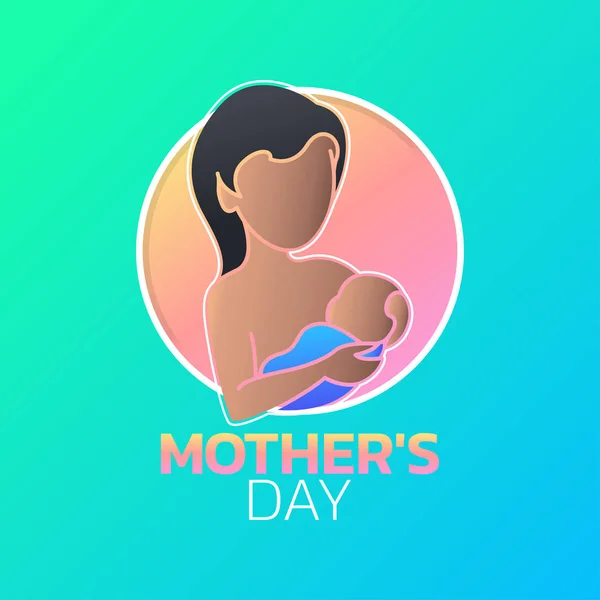 Conception icône de la fête des mères, illustration vectorielle — Image vectorielle