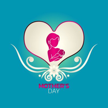 Anneler günü, vektör çizim