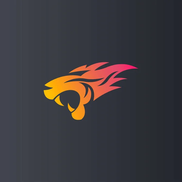 Tiger vector logo icon illustration — Stock Vector
