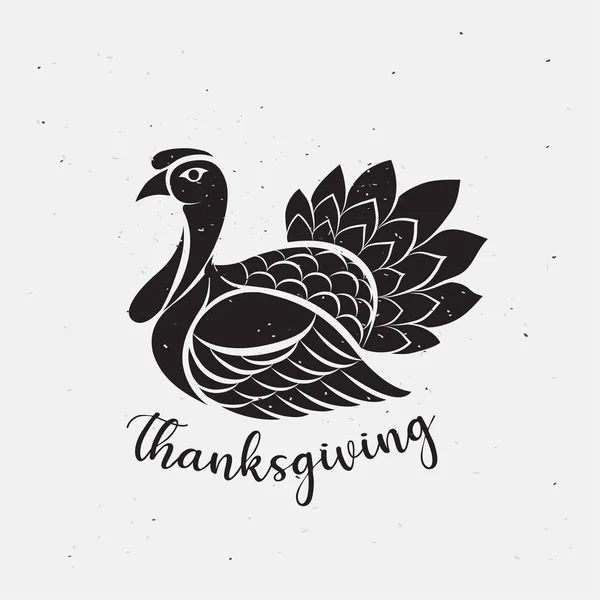 Thanksgiving Day icon vector logo — 스톡 벡터