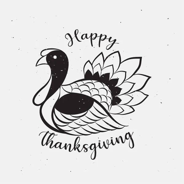 Логотип вектора значка Дня благодарения — стоковый вектор