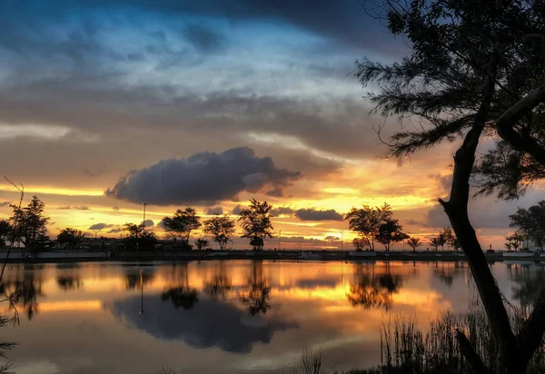 Paisaje Del Atardecer Tailandia Phuket — Foto de Stock