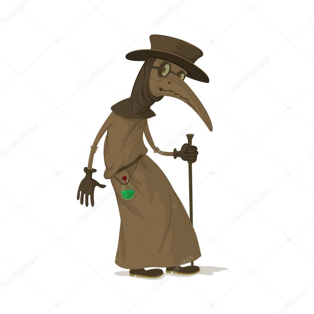 plague doctor in mask