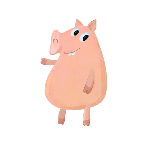 Fun pig cartoon — Stock Photo, Image