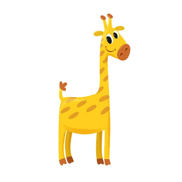 Dibujos animados de jirafa — Vector de stock