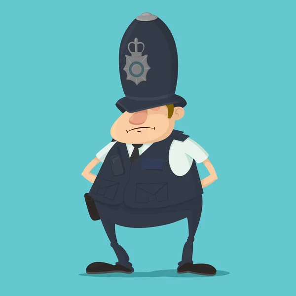 Agent de police britannique — Image vectorielle