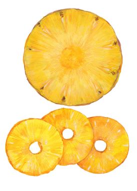 suluboya ananas ile ayarla