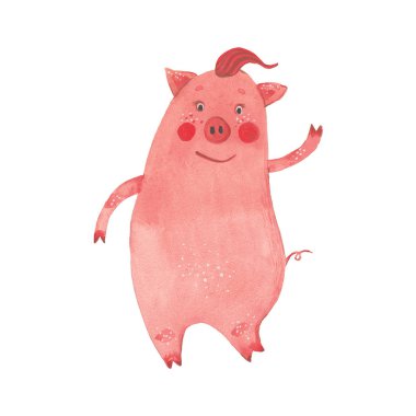 Selamlar sallayarak domuzcuk