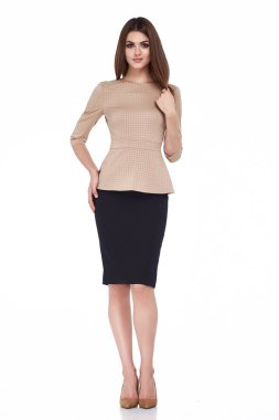 Sekreter diplomatik protokol Tekdüzen hostes kadın ofis