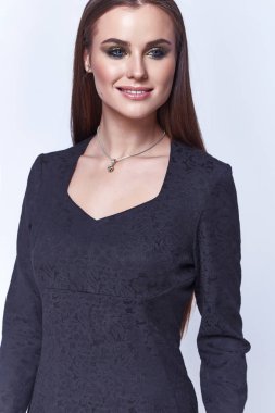 Beyaz arka plan stüdyo güzel kadın Bayan bahar 