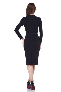 Beyaz arka plan stüdyo güzel kadın kadın ilkbahar sonbahar 