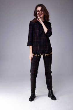 Çok seksi güzel kadın moda stil giyim modeli mükemmel 