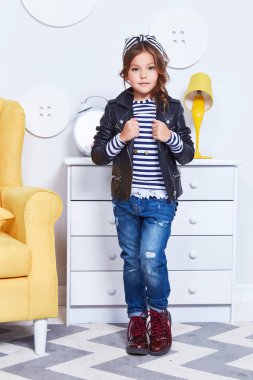T-s için çocuk küçük küçük kız giyim moda stil giyim şerit